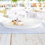 Kingston Hammered Tray White