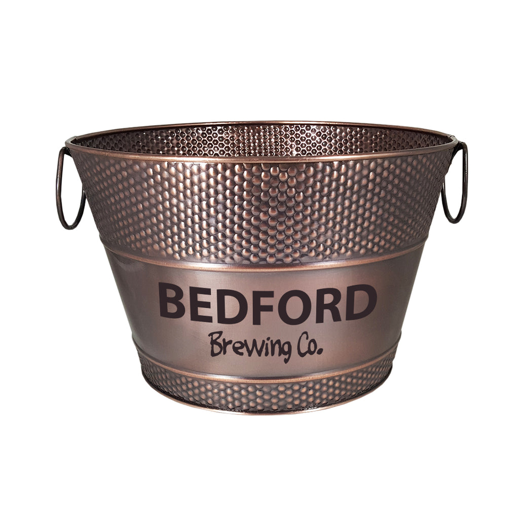 BREKX Personalized Beverage Bucket | 15 Quart Copper-Finish Wine Chiller, Rust-Proof Leak-Proof Ice Bucket - View #10