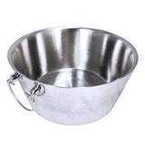 Anchored Double Walled Hammered Steel Beverage Tub