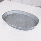 Kingston Hammered Tray Galvanized Silver