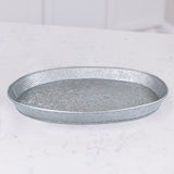 Kingston Hammered Tray Galvanized Silver