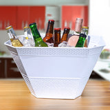 Crestfallen Beverage Bucket Hammered White