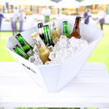 Crestfallen Beverage Bucket Hammered White