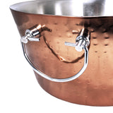 Anchored Beverage Tub Double Wall Insulated Rose Copper
